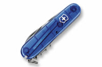 Нож Victorinox Spartan полупрозрачный синий, 1.3603.T2, 91 мм, 12 функций, синий.
