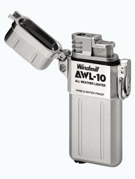 Зажигалка газовая Windmill AWL-10 Turbo White Velour WM 307-3001