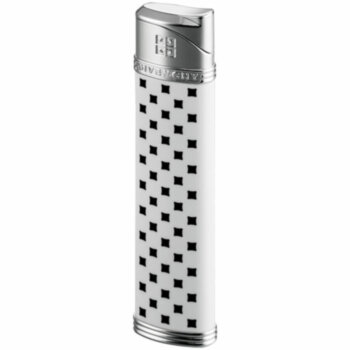 Зажигалка газовая Givenchy G28 Dia-Silver, White Lacquer, GV 2808