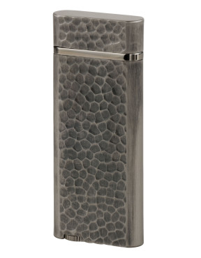 Зажигалка газовая IM CORONA Flambeau Antique Slver Hammer tone, IC 86-7317