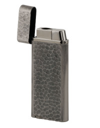 Зажигалка газовая IM CORONA Flambeau Antique Slver Hammer tone, IC 86-7317