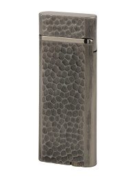 Зажигалка газовая IM CORONA Flambeau Antique Slver Hammer tone, IC 86-7317
