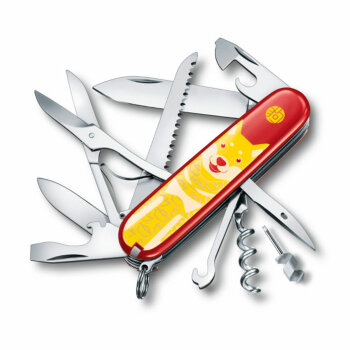Нож Victorinox Huntsman "Year of the Dog", 1.3714.E7, 91 мм, 16 функций, красный.