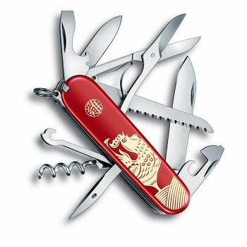 Нож Victorinox Huntsman "Year of the Rooste", 1.3714.E6, 91 мм, 16 функций, красный.