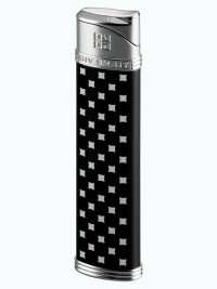 Зажигалка газовая Givenchy MDL2800 Dia-Silve, Black Lacquer GV 2807