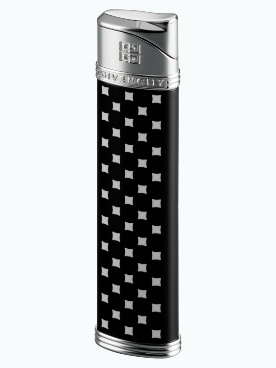 Зажигалка газовая Givenchy MDL2800 Dia-Silve, Black Lacquer GV 2807