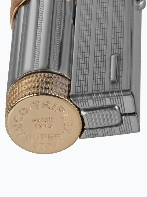Зажигалка бензиновая Imco Triplex Super 6700 Two Tone Gold IM 67-613TG