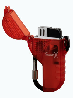 Зажигалка газовая Windmill BEEP X Red Clear WM BEX-0004