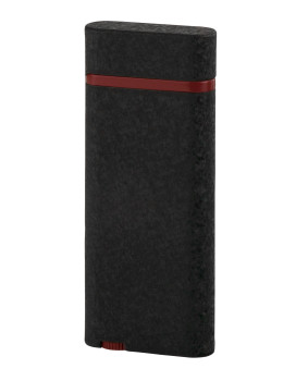 Зажигалка газовая IM CORONA Flambeau Matte Black/Red acccent, IC 86-9216