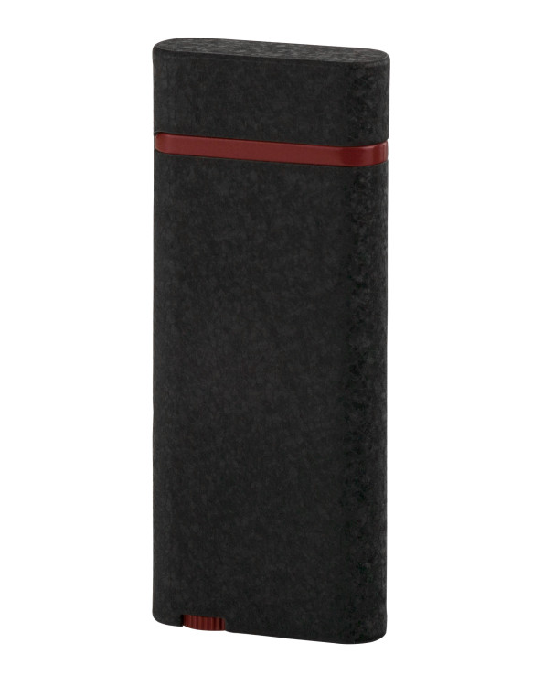 Зажигалка газовая IM CORONA Flambeau Matte Black/Red acccent, IC 86-9216