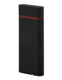 Зажигалка газовая IM CORONA Flambeau Matte Black/Red acccent, IC 86-9216