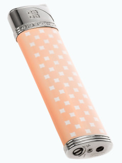 Зажигалка газовая Givenchy MDL2800 Dia-Silver, Pink Lacquer GV 2809