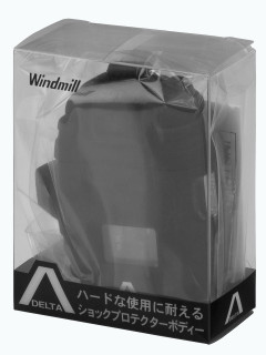 Зажигалка газовая Windmill DELTA Turbo Black WM 390-1001