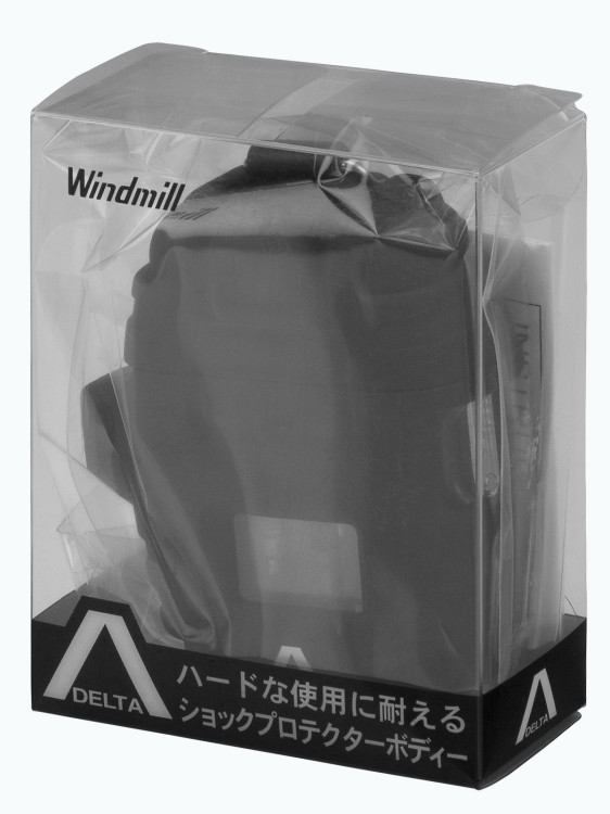Зажигалка газовая Windmill DELTA Turbo Black WM 390-1001