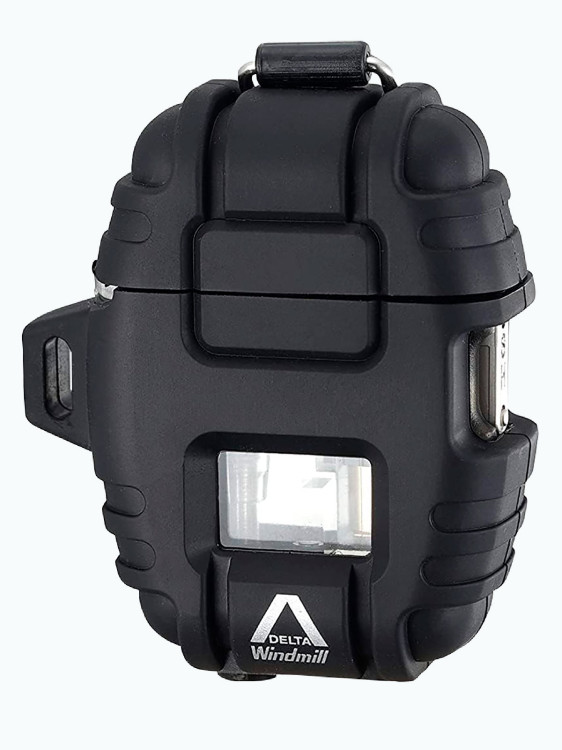 Зажигалка газовая Windmill DELTA Turbo Black WM 390-1001