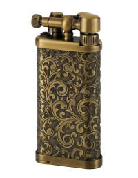 Зажигалка газовая IM CORONA Old Boy Etched Arabesque pattern, IC 64-2525