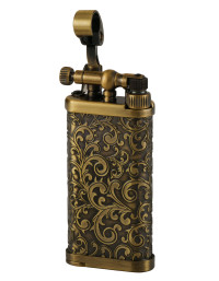Зажигалка газовая IM CORONA Old Boy Etched Arabesque pattern, IC 64-2525
