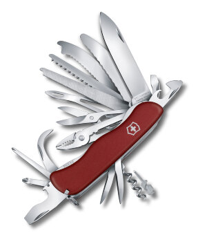 Нож Victorinox Workchamp red, 0.8564.XL, 111 мм, 31 функций, красный.