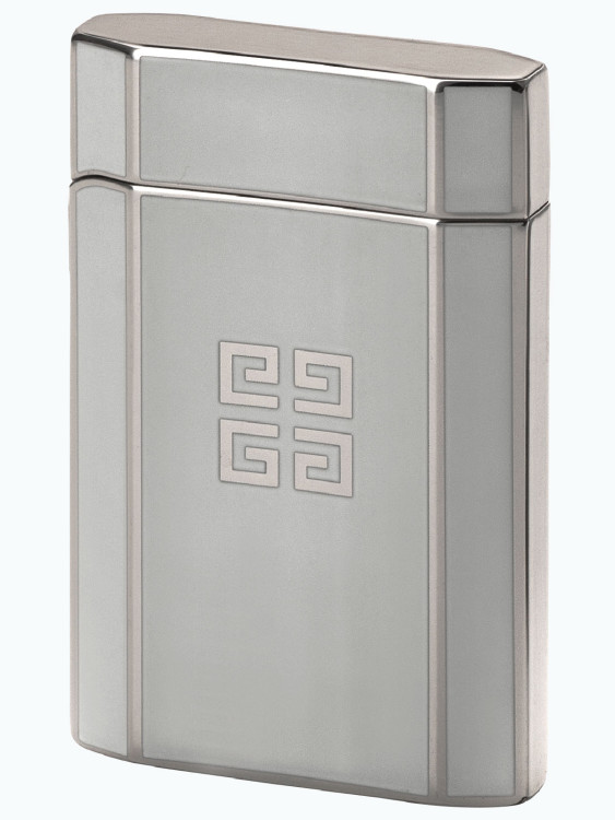 Зажигалка газовая Givenchy MDL4200 Dia-Silver, Print White GV 4203