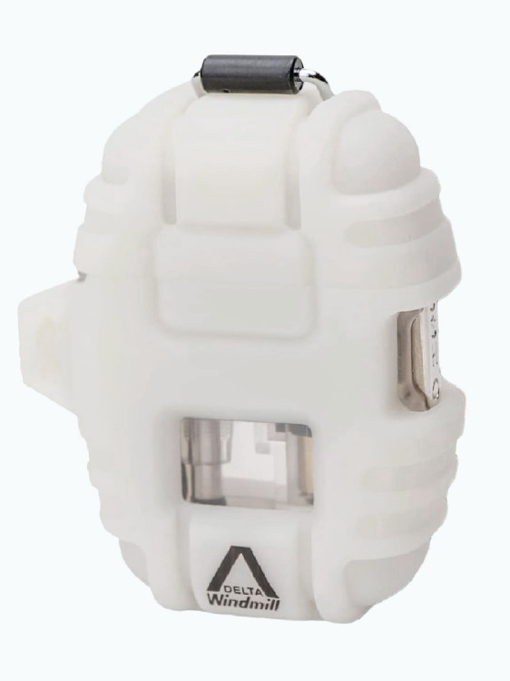 Зажигалка газовая Windmill DELTA Turbo Clear Beige WM 390-1004