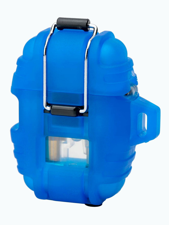 Зажигалка газовая Windmill DELTA Turbo Without Strap Blue Skelton WM 390-1003