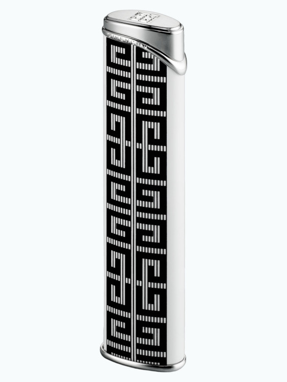 Зажигалка газовая Givenchy MDL3600 Dia-Silver, White Lacquer GV 3608