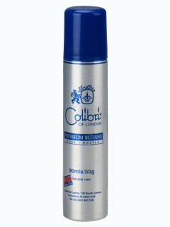 Газ для зажигалки Colibri OF LONDON 90 мл с насадками ультрачистый, CB Gas-90
