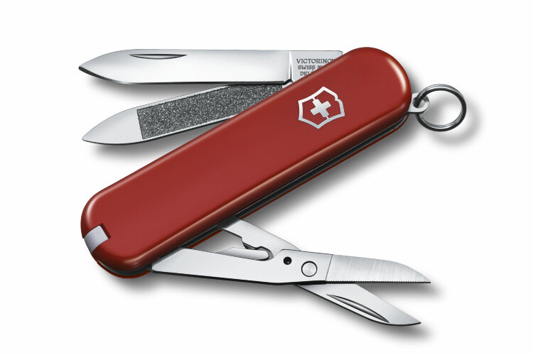 Нож Victorinox Executive 81, 0.6423, 65 мм, 7 функций, красный.