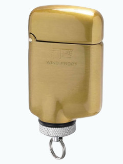 Зажигалка газовая Windmill JPW Brass Clear WM JPW-1108