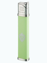 Зажигалка газовая Givenchy G35 Green Lacquer Heart 4G GV G35-3523
