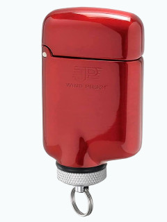 Зажигалка газовая Windmill JPW Red Clear WM JPW-1107