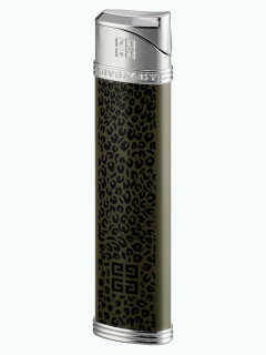 Зажигалка газовая Givenchy G28 Green Leopard GV G28-2823