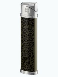 Зажигалка газовая Givenchy G28 Green Leopard GV G28-2823