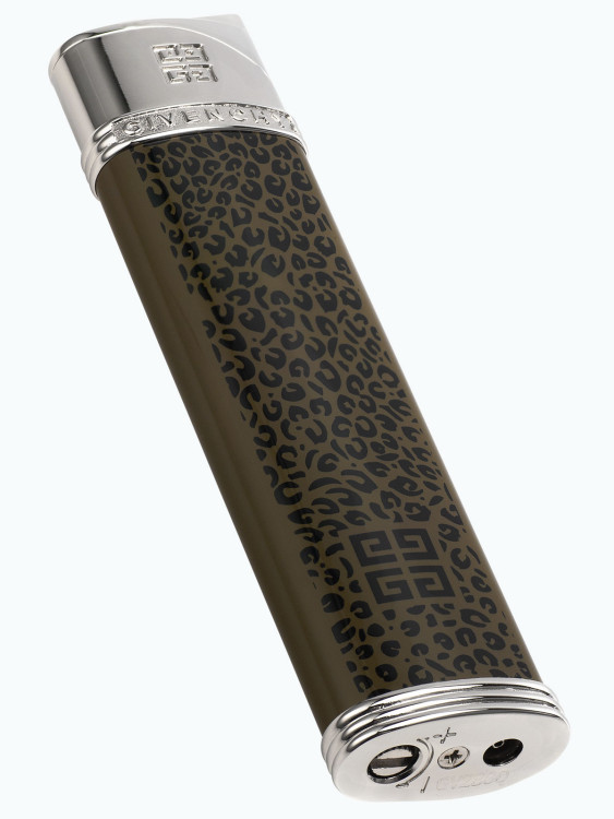 Зажигалка газовая Givenchy G28 Green Leopard GV G28-2823