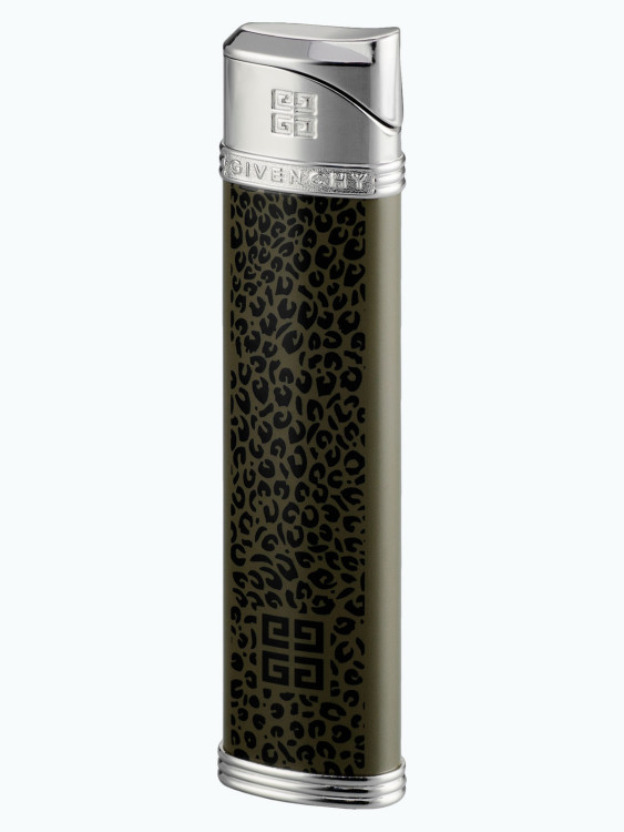 Зажигалка газовая Givenchy G28 Green Leopard GV G28-2823