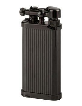 Зажигалка газовая IM CORONA Old Boy Gunmetal Engraved stripes, IC 64-8306