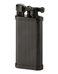 Зажигалка газовая IM CORONA Old Boy Gunmetal Engraved stripes, IC 64-8306