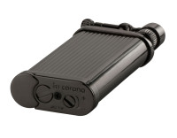 Зажигалка газовая IM CORONA Old Boy Gunmetal Engraved stripes, IC 64-8306