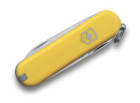 Нож Victorinox Classic желтый, 0.6223.8, 58 мм, 7 функций, желтый.
