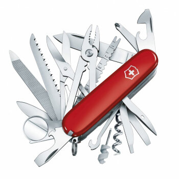 Нож Victorinox SwissChamp красный, 1.6795.LB1, 91 мм, 33 функций, красный.