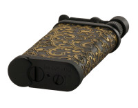 Зажигалка газовая IM CORONA Old Boy Matt Black/Etched Arabesque pattern, IC 64-9535
