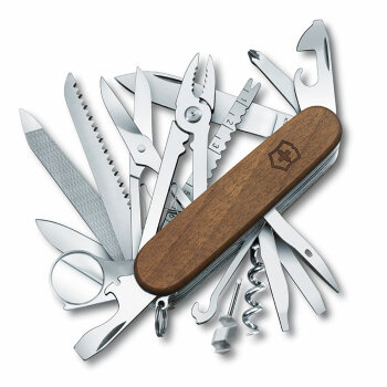 Нож Victorinox SwissChamp Wood, 1.6791.63, 91 мм, 29 функций, дерево.