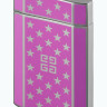 Зажигалка газовая Givenchy G42 Pink Lacquer 4G & Stars GV G42-4221