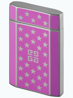 Зажигалка газовая Givenchy G42 Pink Lacquer 4G & Stars GV G42-4221