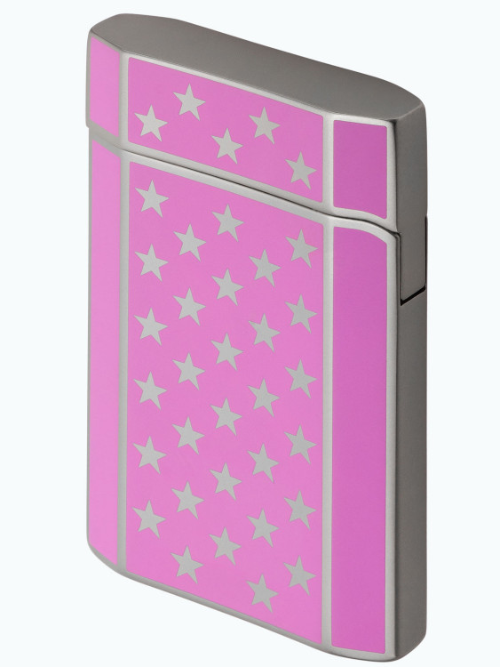 Зажигалка газовая Givenchy G42 Pink Lacquer 4G & Stars GV G42-4221