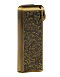 Зажигалка газовая IM CORONA Pipe Master Antique Brass Etched Arabesque pattern, IC 33-2525