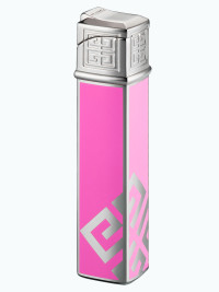 Зажигалка газовая Givenchy G16 Dia Silver Pink Lacquer GV G16-1621