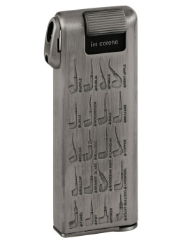 Зажигалка газовая IM CORONA Pipe Master Pewter finish Pipe Design, IC 33-7415