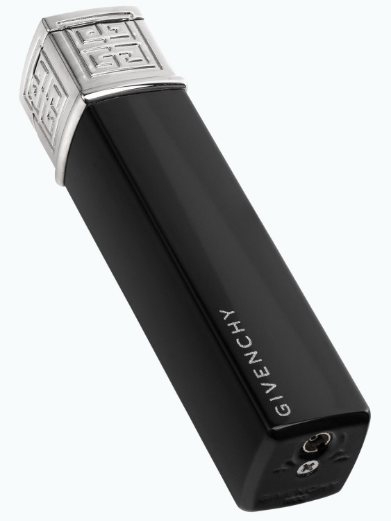 Зажигалка газовая Givenchy MDL1600 Dia-Silver Black Lacquer GV 1612