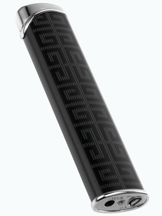 Зажигалка газовая Givenchy MDL3600 Dia-Silver, Black Lacquer GV 3607